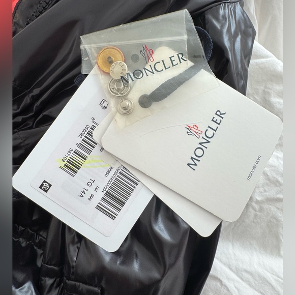 MONCLER Black Raincoat - Girls 14 / Womens 0 / 1 - Picture 11 of 11